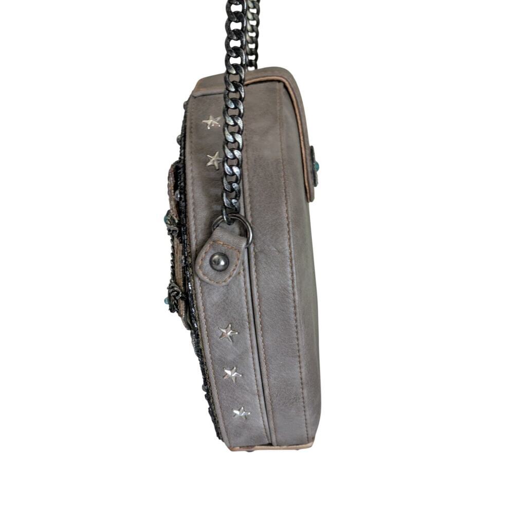 Mary Frances Ready to Ride Horse Crossbody Black Beaded Handbag Western Cowgirl - Picture 6 of 15